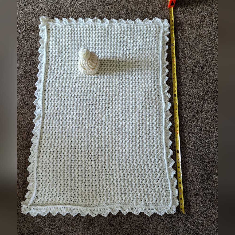 New Handmade baby‎ hat and blanket